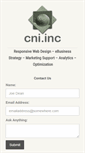 Mobile Screenshot of cni-inc.com