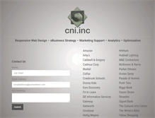 Tablet Screenshot of cni-inc.com